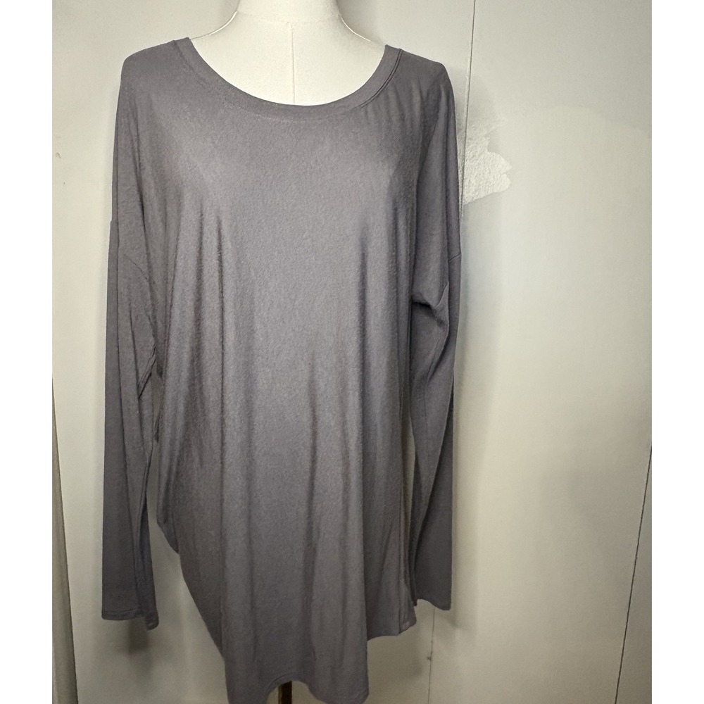 Athleta Gray Threadlight Asymmetrical Women's Lon… - image 2